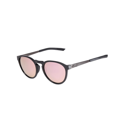 Lunettes EKOI Racing LIFESTYLE RONDES Noir brillant Gold rose