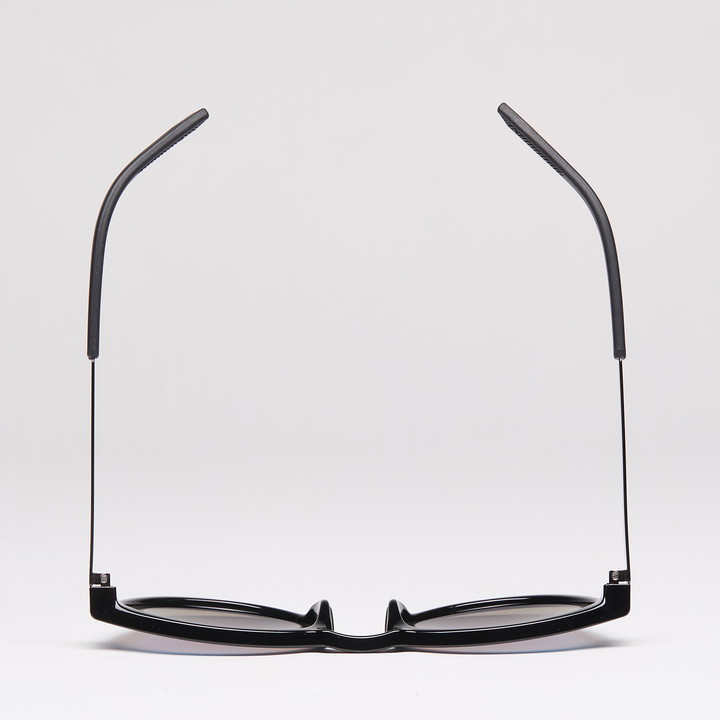 lunettes EKOI RONDES noir brillant or rose