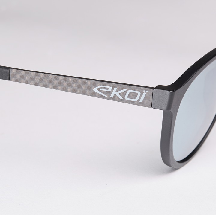 lunettes EKOI RONDES carbon polar mirror