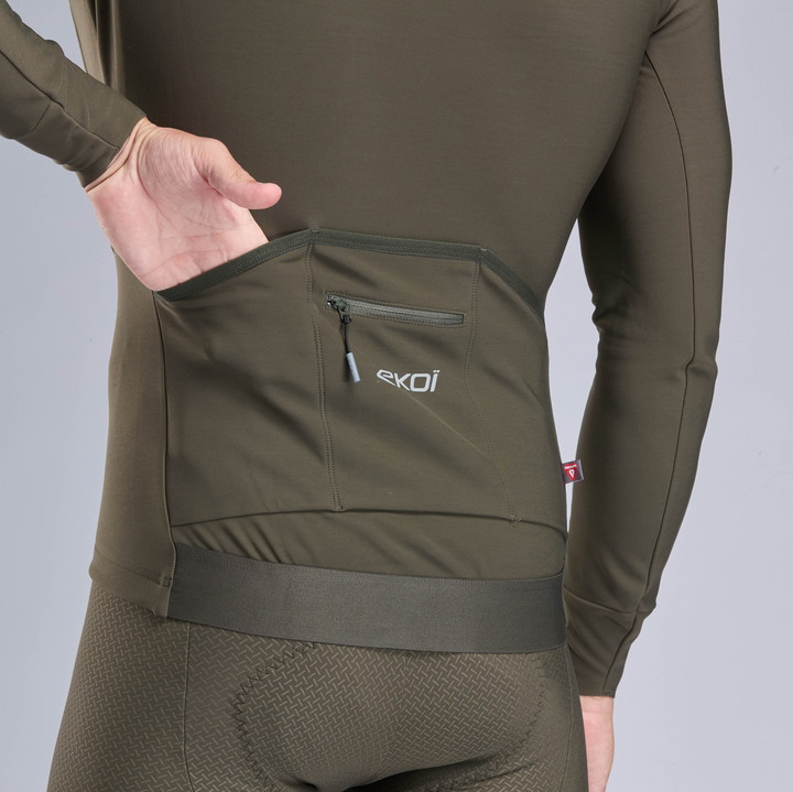 VESTE THERMIQUE EKOI PERF ELEGANCE KAKI