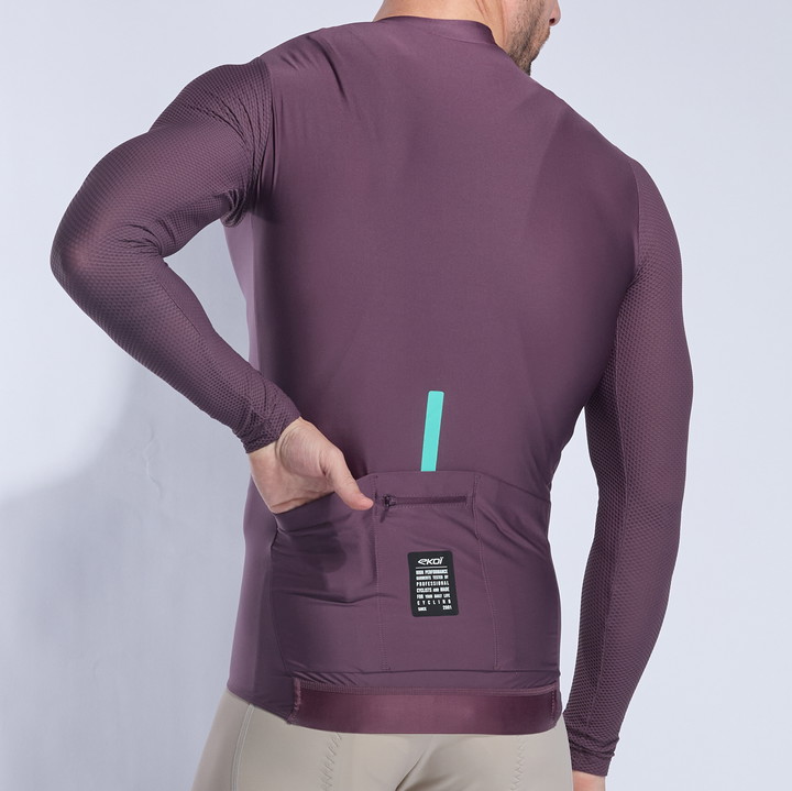 Maillot mi-saison EKOI Perf PULSE Prune