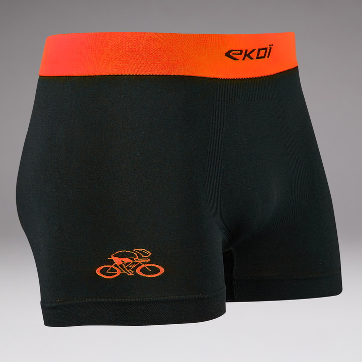 Pack 2 Boxers EKOI PELOTON et Orange