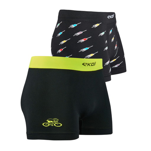 2-pak boksershorts EKOI PELOTON og Gul