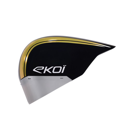 Helm EKOI Racing PURE AERO Mirror Cat2 Zwart Holo Goud