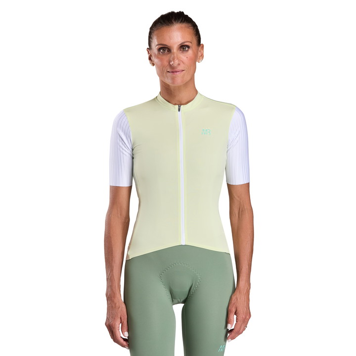 Women's EKOI Racing Jersey MARION ROUSSE Lime