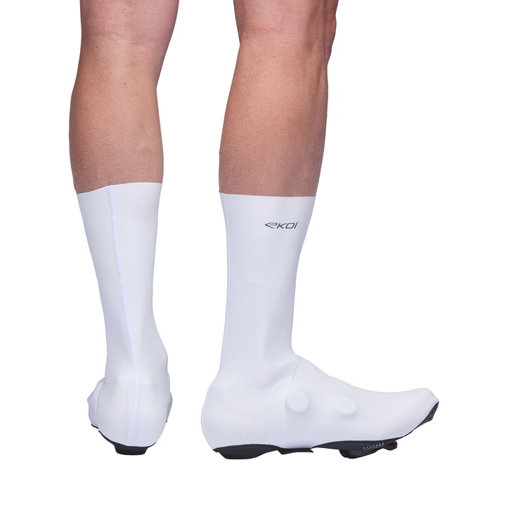 SUR CHAUSSURE EKOI RACING AERO RAIN WHITE