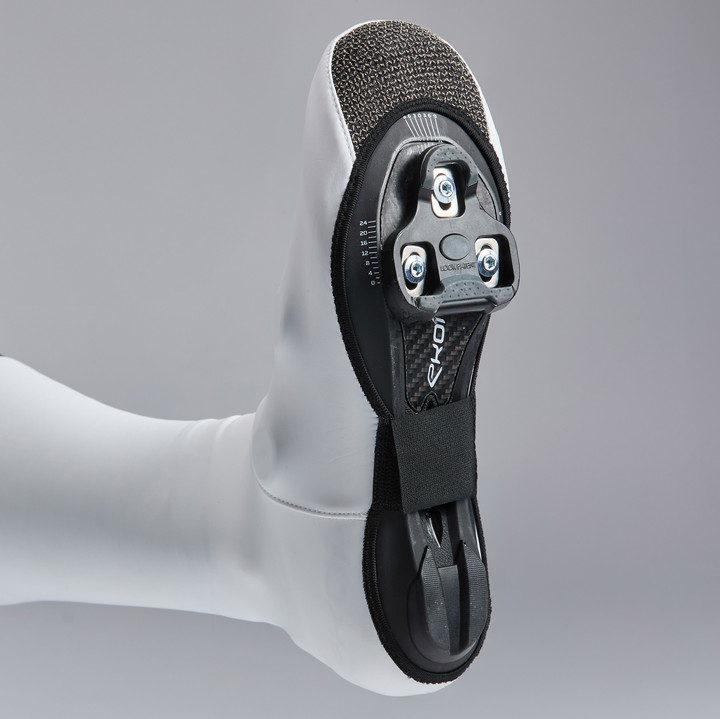 SUR CHAUSSURE EKOI RACING AERO RAIN WHITE