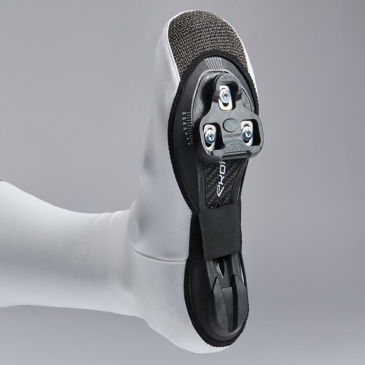 SUR CHAUSSURE EKOI RACING AERO RAIN WHITE