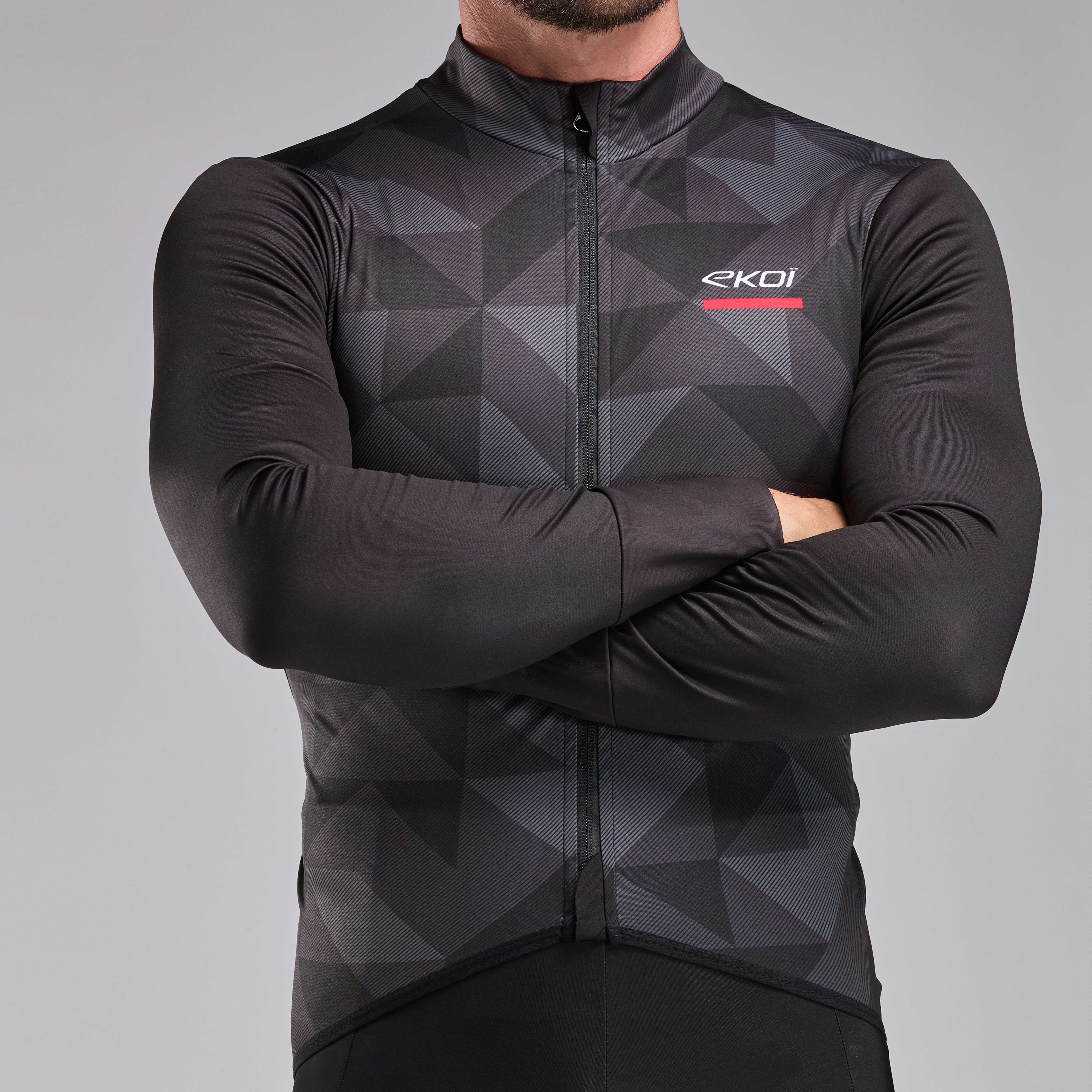 Maillot Vélo Manches Longues Band Of Climbers - Noir Taille M