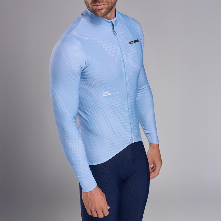 Dres s dlouhým rukávem EKOI Perf TIE & DYE Nebeská