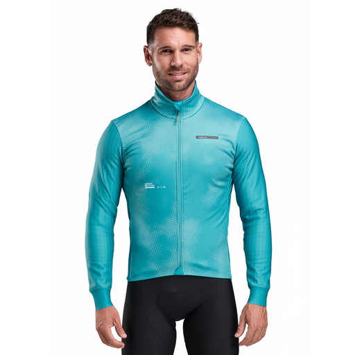 Giacca termica EKOI Perf TIE & DYE Verde Azzurro