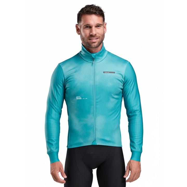 Thermojacke EKOI Perf TIE & DYE Grün Azurblau