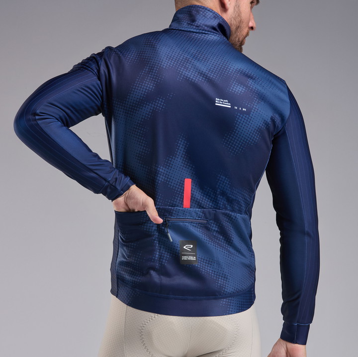 Chaqueta térmica EKOI Perf TIE & DYE Marino