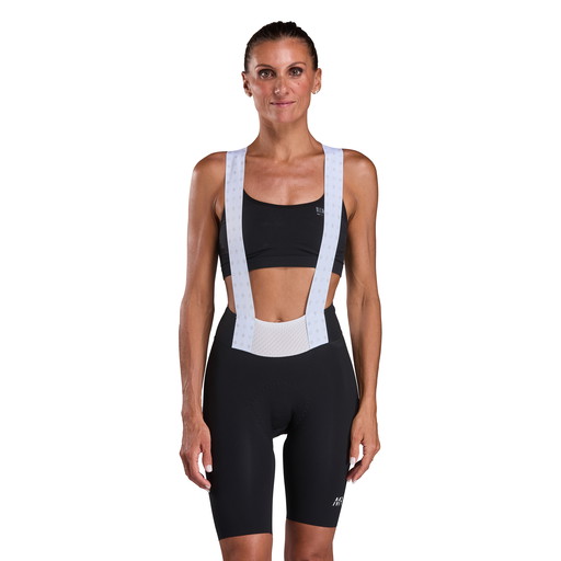Women's Bib Shorts EKOI Racing MARION ROUSSE Black