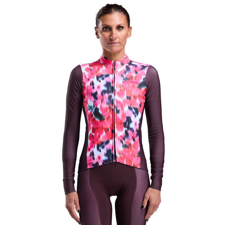 MAILLOT MANCHES LONGUES FEMME EKOI PERF ORCHID BORDEAUX