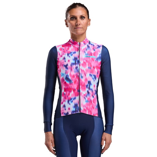 Maillot de manga larga para mujer EKOI ORCHID azul marino