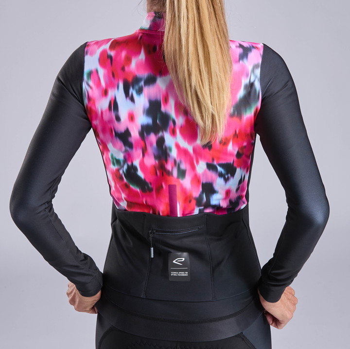 Maillot manches longues femme EKOI ORCHID Noir