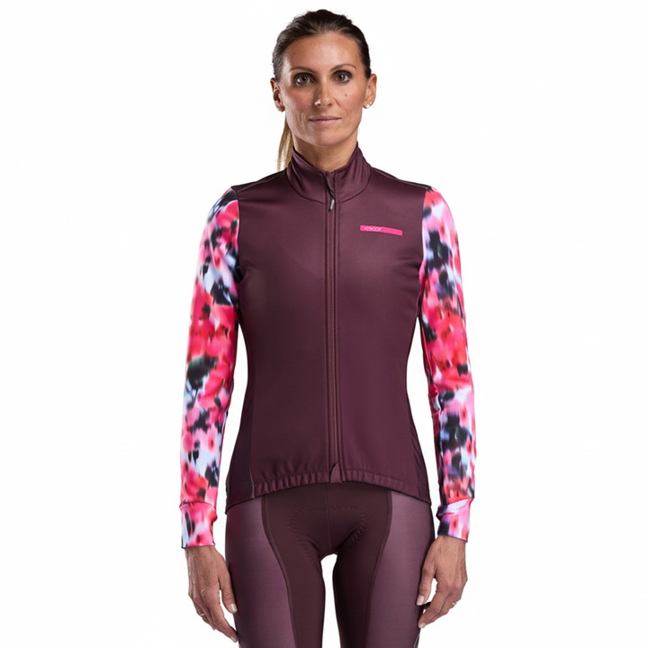 Damska kurtka termiczna EKOI Perf ORCHID Bordowa