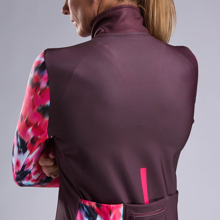 Damen Thermo-Radjacke EKOI Perf ORCHID Bordeaux