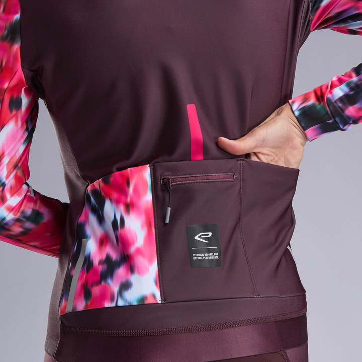 Damen Thermo-Radjacke EKOI Perf ORCHID Bordeaux