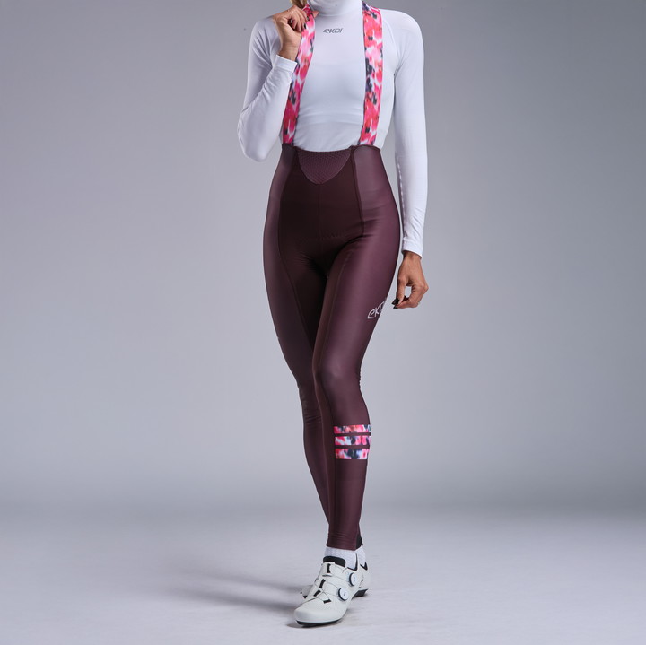 COLLANT FEMME EKOI PERF ORCHID BORDEAUX