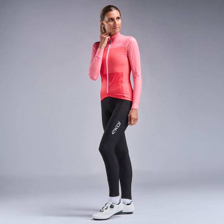 Maillot manches longues femme EKOI MONOPOP Corail