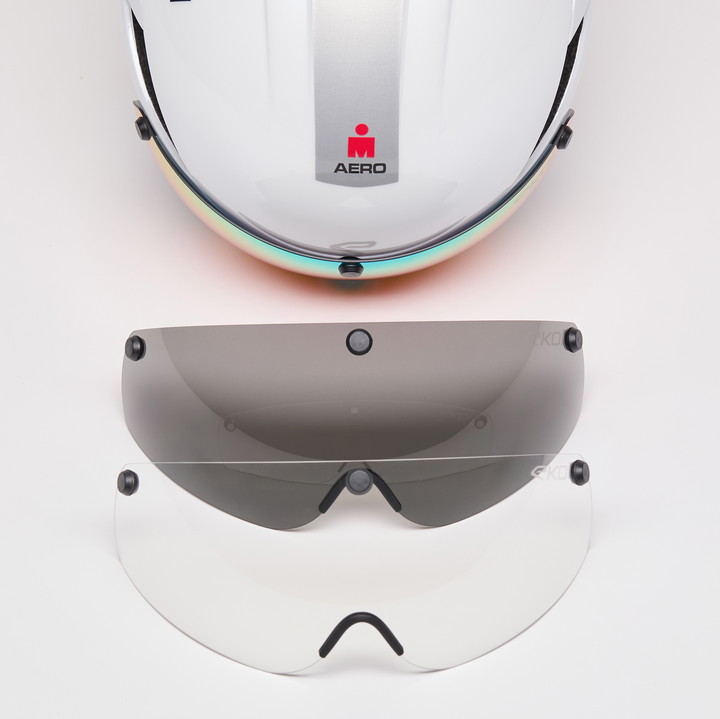 Casque EKOI Perf AERO16 Blanc Gris