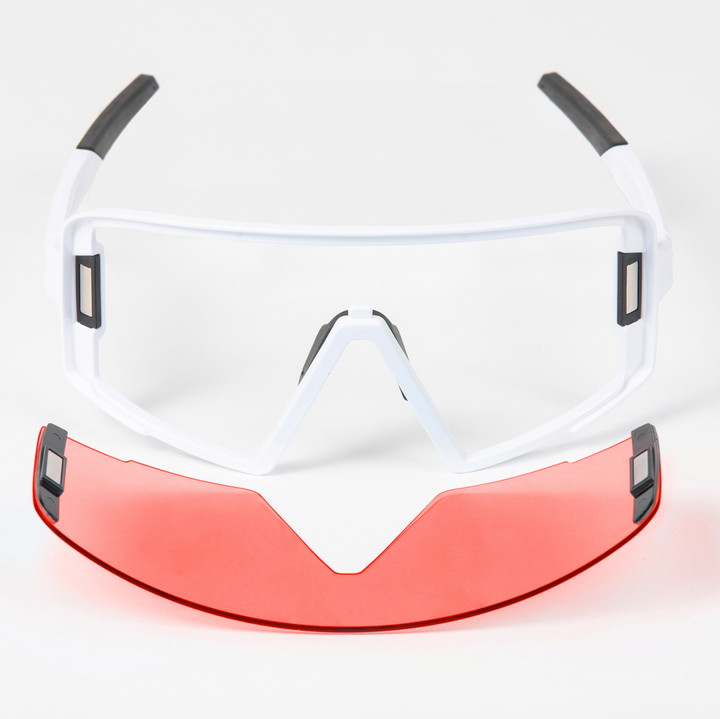 Lunettes EKOI Perf MAGNETIC LTD IRONMAN Blanche Revo Rouge