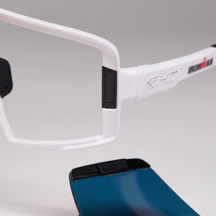 Lunettes EKOI Perf MAGNETIC LTD IRONMAN Blanche Revo Rouge