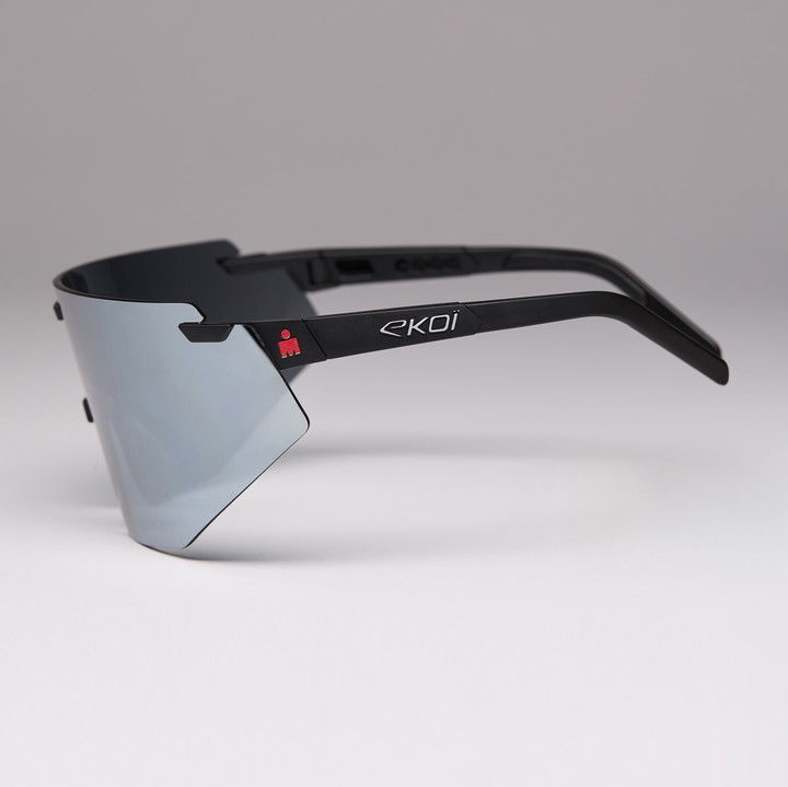 Lunettes EKOI Perf AEROLITE LTD IRONMAN Noir Silver MIRROR Platinium Cat3