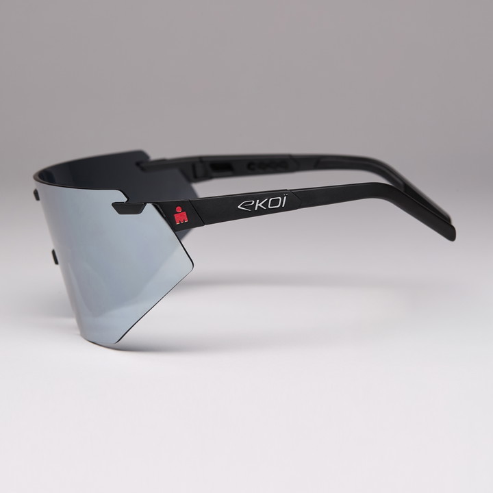 Lunettes EKOI Perf AEROLITE LTD IRONMAN Noir Silver MIRROR Platinium Cat3