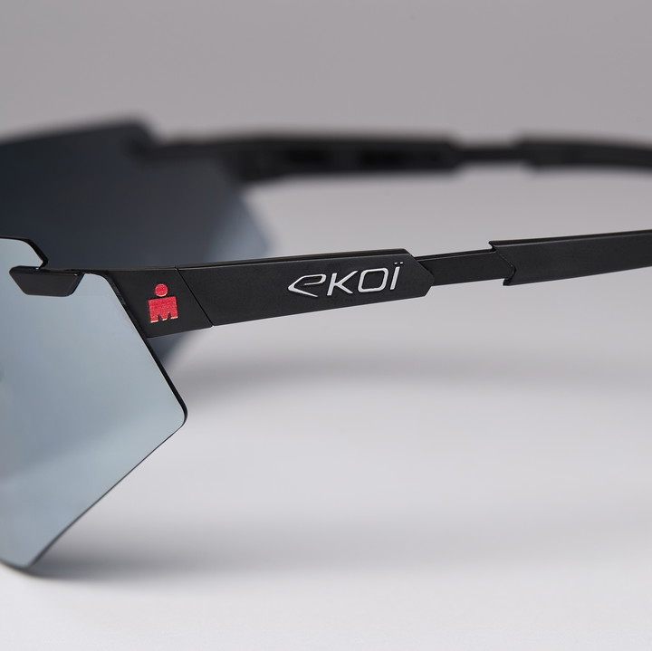 Lunettes EKOI Perf AEROLITE LTD IRONMAN Noir Silver MIRROR Platinium Cat3