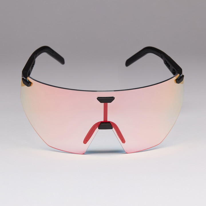 Lunettes EKOI Racing AEROLITE LTD IRONMAN Noir Silver PH LIGHT Rouge Cat1-3