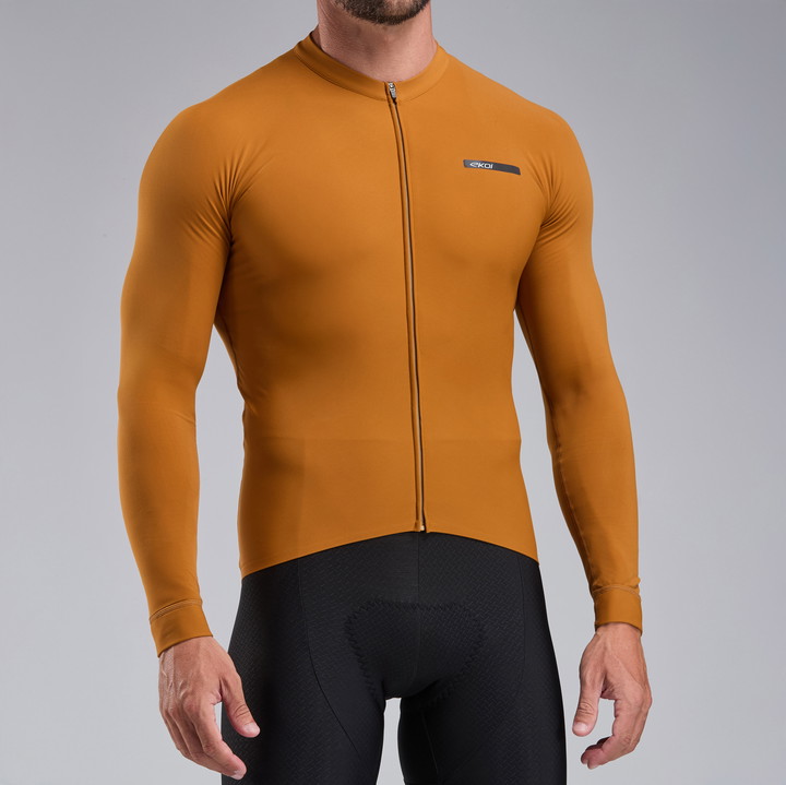 Maillot manches longues EKOI Racing SUPERSOFT Caramel
