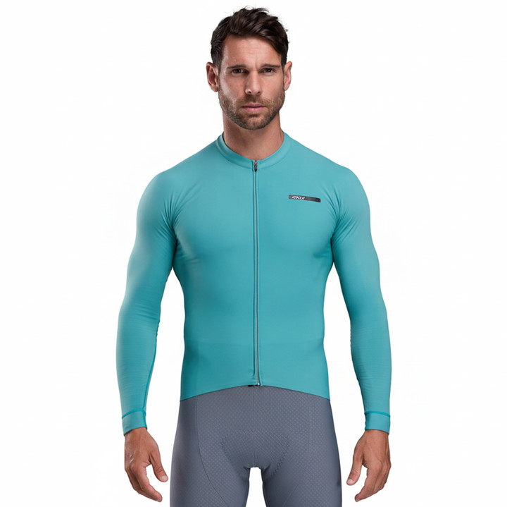 LANGARMTRIKOT EKOI RACING SUPERSOFT AZURGRÜN