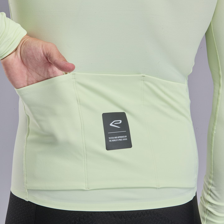 LANGARM-RADTRIKOT EKOI RACING SUPERSOFT LIME