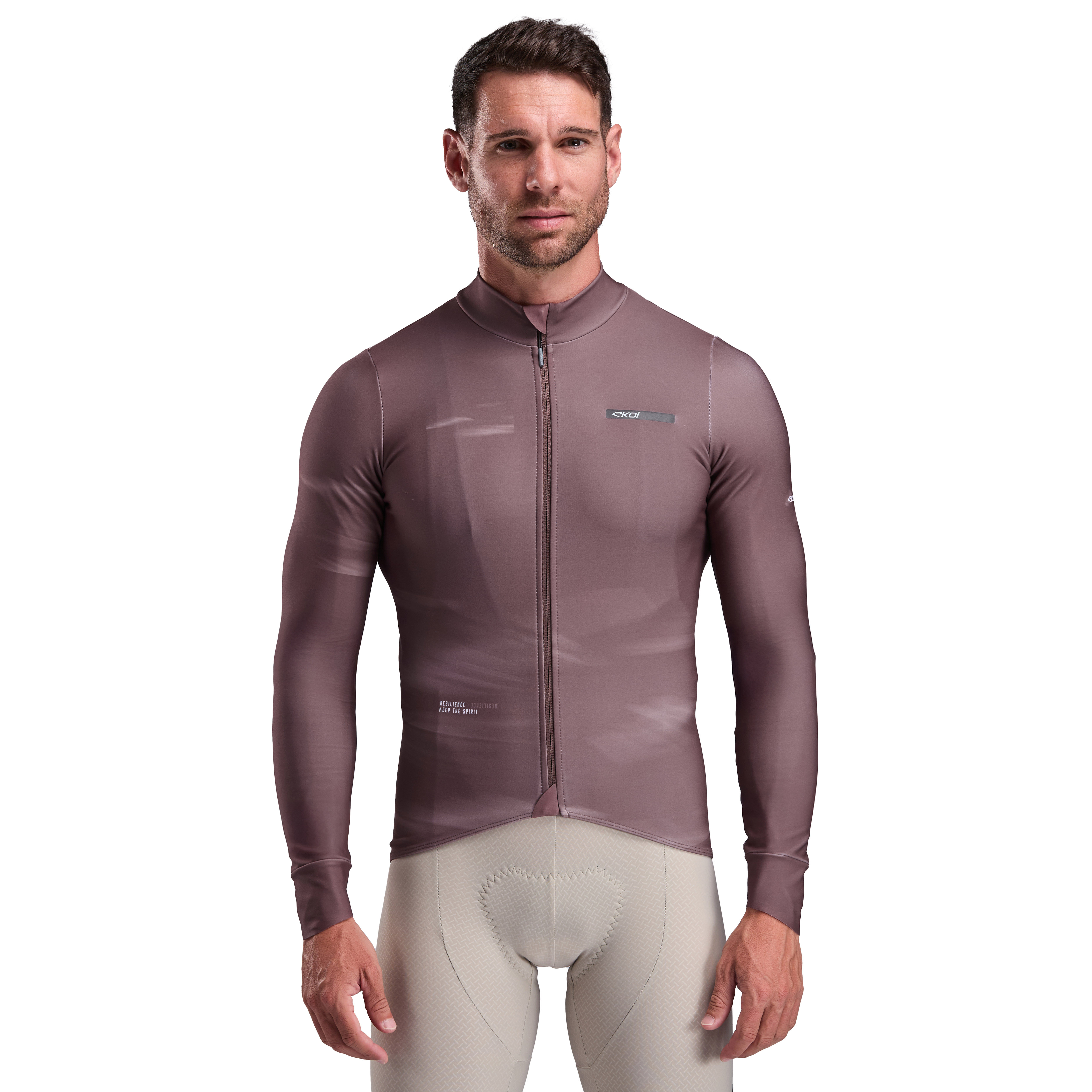Maillot de ciclismo de manga larga térmico