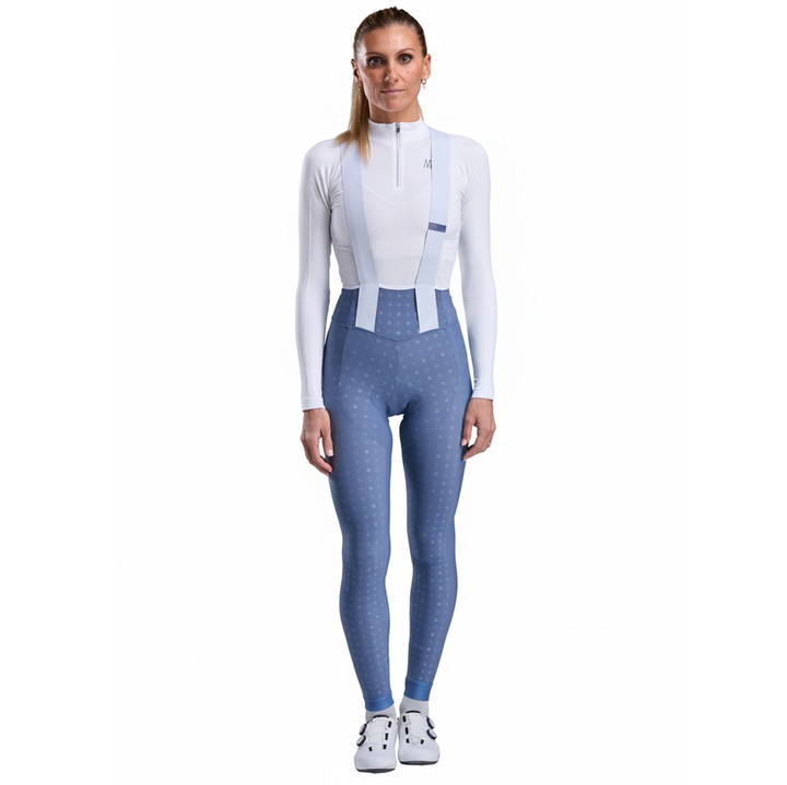 Collant hiver femme EKOI Racing x MARION ROUSSE Bleu