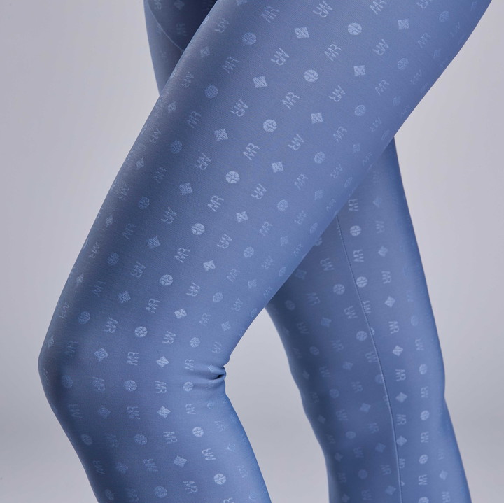 Collant hiver femme EKOI Racing x MARION ROUSSE Bleu