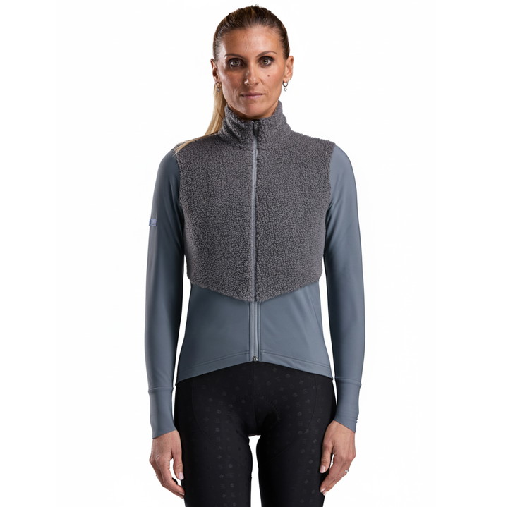 VESTE THERMIQUE FEMME RACING EKOI X MARION ROUSSE GRIS