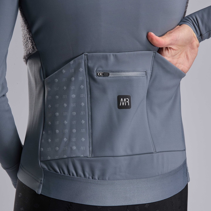 VESTE THERMIQUE RACING EKOI X MARION ROUSSE GRIS