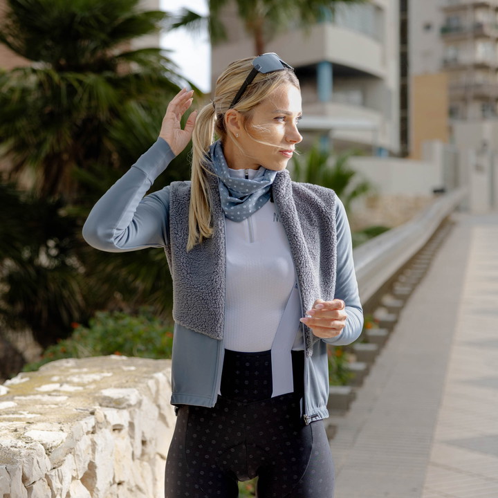 Veste thermique femme EKOI Racing x MARION ROUSSE Gris
