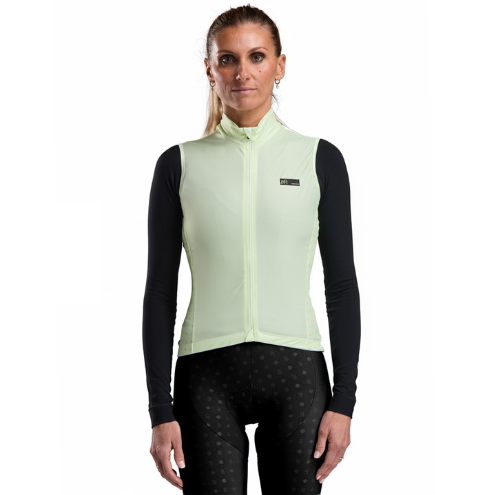 GILET COUPE-VENT FEMME RACING EKOI X MARION ROUSE LIME