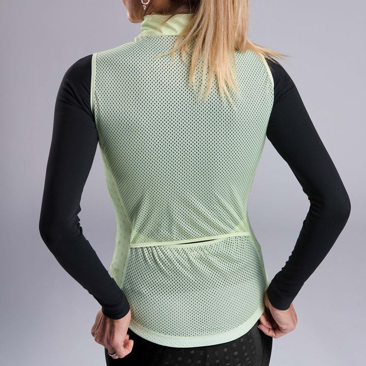 GILET COUPE-VENT RACING EKOI X MARION ROUSE LIME