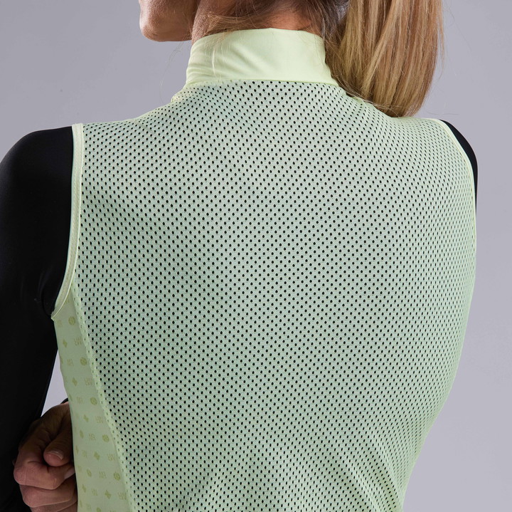 GILET COUPE-VENT RACING EKOI X MARION ROUSE LIME