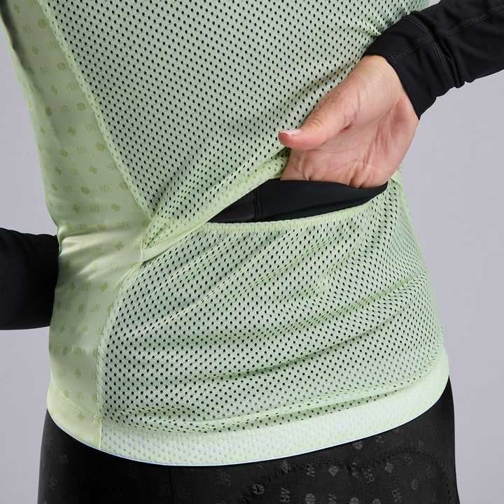 GILET COUPE-VENT RACING EKOI X MARION ROUSE LIME