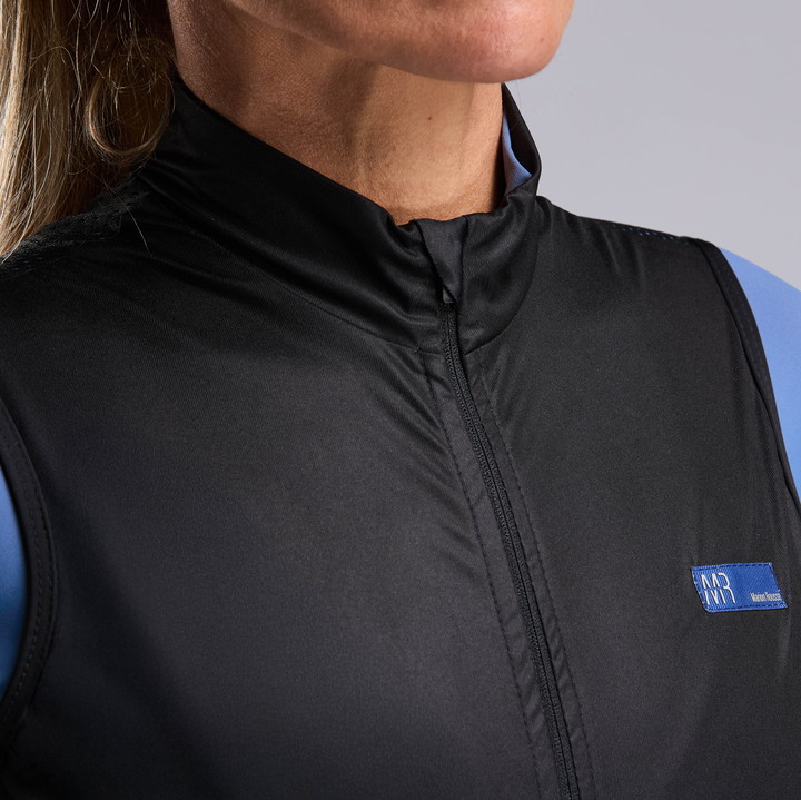 GILET COUPE-VENT RACING EKOI X MARION ROUSSE NOIR