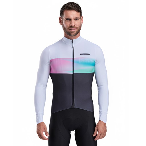 Maglia a maniche lunghe EKOI Perf GRADIENT Nero