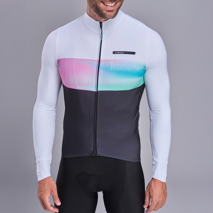MAILLOT MANCHES LONGUES EKOI PERF GRADIENT NOIR