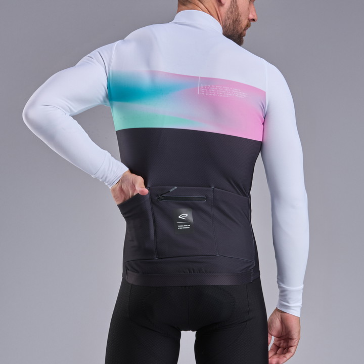 MAILLOT MANCHES LONGUES EKOI PERF GRADIENT NOIR